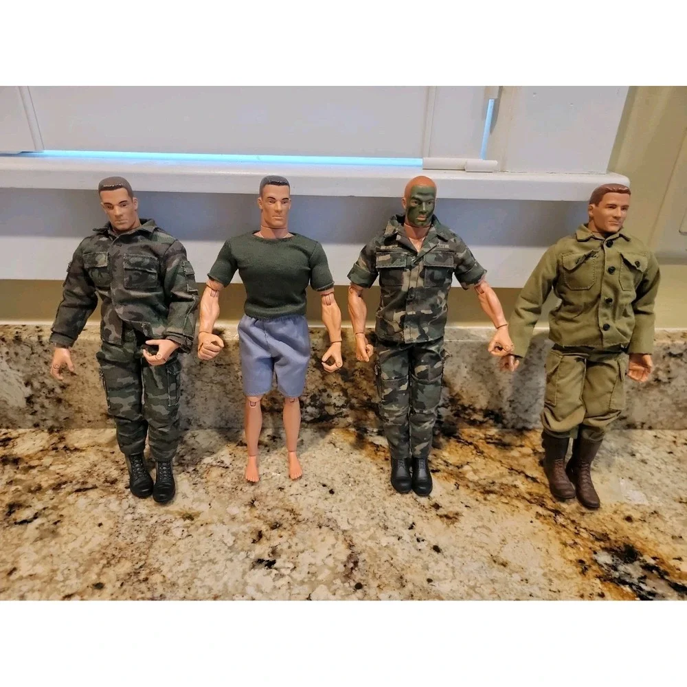 Lot of 4 Vintage 1996 GI Joe 12